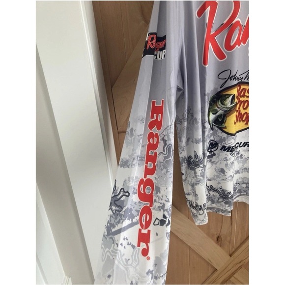 NEW Ranger Boats Performance Crew Ranger Cup 2XL Bass Pro Shop Mercury Stretch - Picture 9 of 12